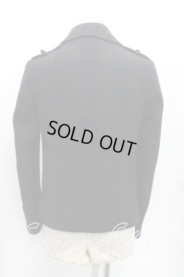 画像2: ヴィヴィアンウエストウッド MAN 中古 / タータンチェックダブルショートコート 44(メンズS) 茶  H-25-08-24-039-co-IN-ZH (2)