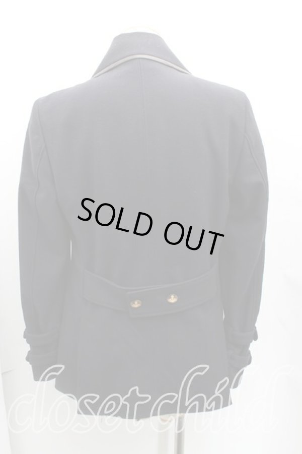 画像2: ヴィヴィアンウエストウッド MAN 中古 / ダブルショートコート 44(メンズS) 黒  H-25-08-24-040-co-IN-ZH (2)