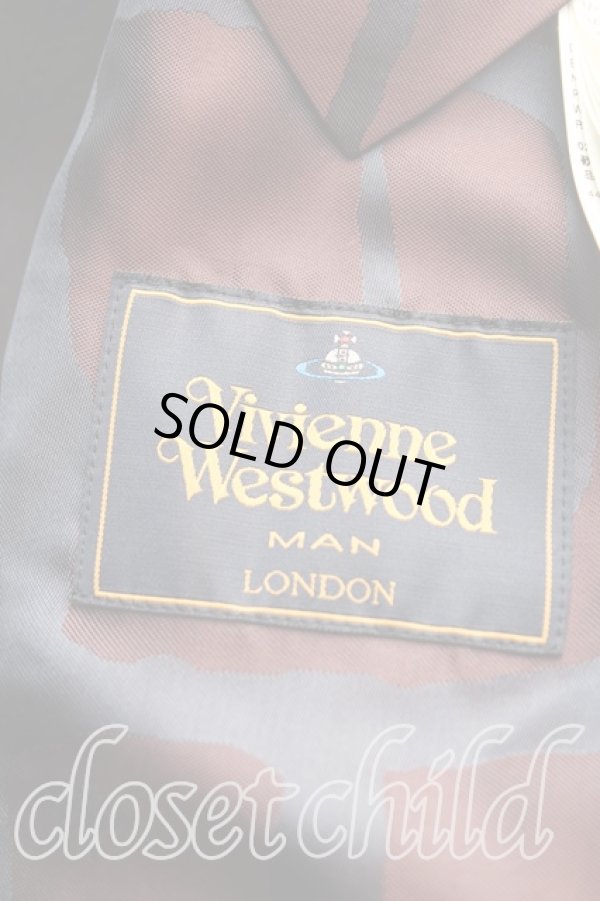 画像4: ヴィヴィアンウエストウッド MAN 中古 / ダブルショートコート 44(メンズS) 黒  H-25-08-24-040-co-IN-ZH (4)