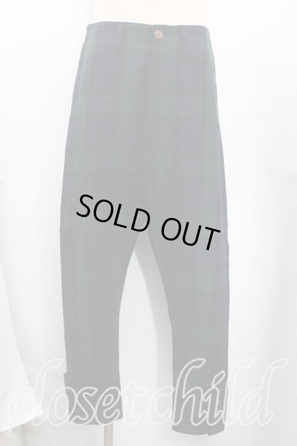 画像3: ヴィヴィアンウエストウッド MAN 中古 / タータンチェックセットアップ 44(メンズS) 緑  H-25-08-24-042-su-IN-ZH (3)