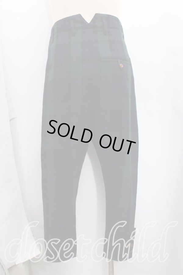 画像4: ヴィヴィアンウエストウッド MAN 中古 / タータンチェックセットアップ 44(メンズS) 緑  H-25-08-24-042-su-IN-ZH (4)