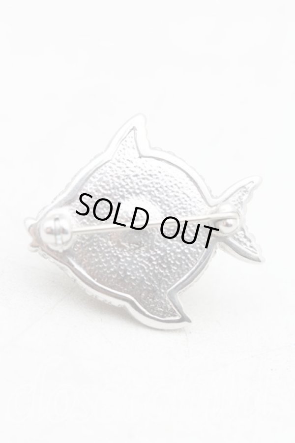 画像2: ヴィヴィアンウエストウッド 中古 / Pearl Puffer Fishブローチ  シルバー  H-25-08-24-043-ac-IN-ZH (2)