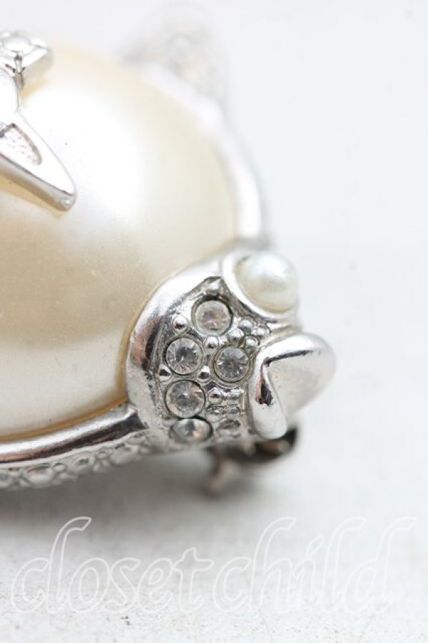 画像3: ヴィヴィアンウエストウッド 中古 / Pearl Puffer Fishブローチ  シルバー  H-25-08-24-043-ac-IN-ZH (3)
