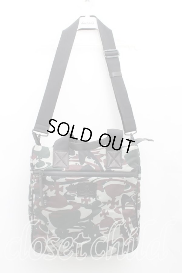 画像2: ヴィヴィアンウエストウッド 中古 / カモフラショルダーバッグ  カーキ  H-25-08-24-044-ba-OD-ZH (2)