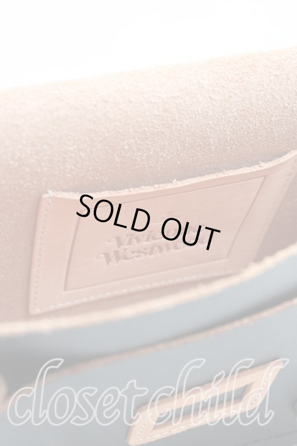 画像5: ヴィヴィアンウエストウッド 中古 / ミニサッチェルバッグ  黒  H-25-08-24-045-ba-IN-ZH (5)