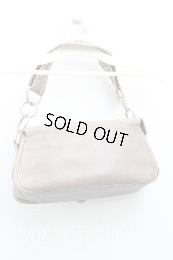 画像2: ヴィヴィアンウエストウッド 中古 / バイカーハンドバッグ  茶  H-25-08-24-046-ba-IN-ZH (2)