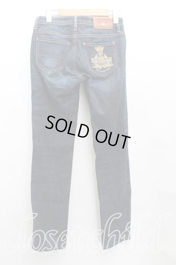 画像2: ANGLOMANIA 中古 / スキニーデニム W25 インディゴ  H-25-08-24-005-pa-OD-ZH (2)