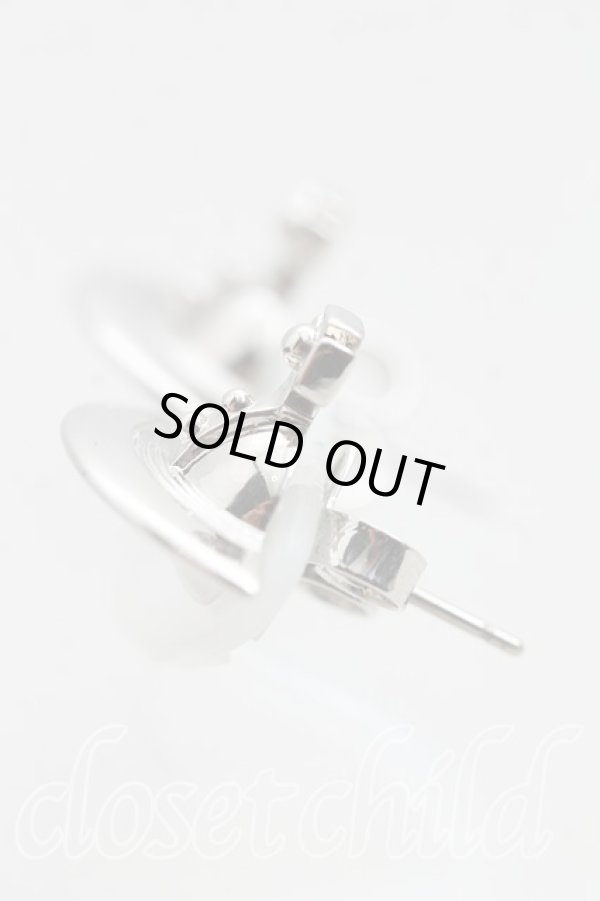 画像2: ヴィヴィアンウエストウッド 中古 / ソリッドオーブピアス  シルバー  H-25-08-24-047-er-OD-ZH (2)