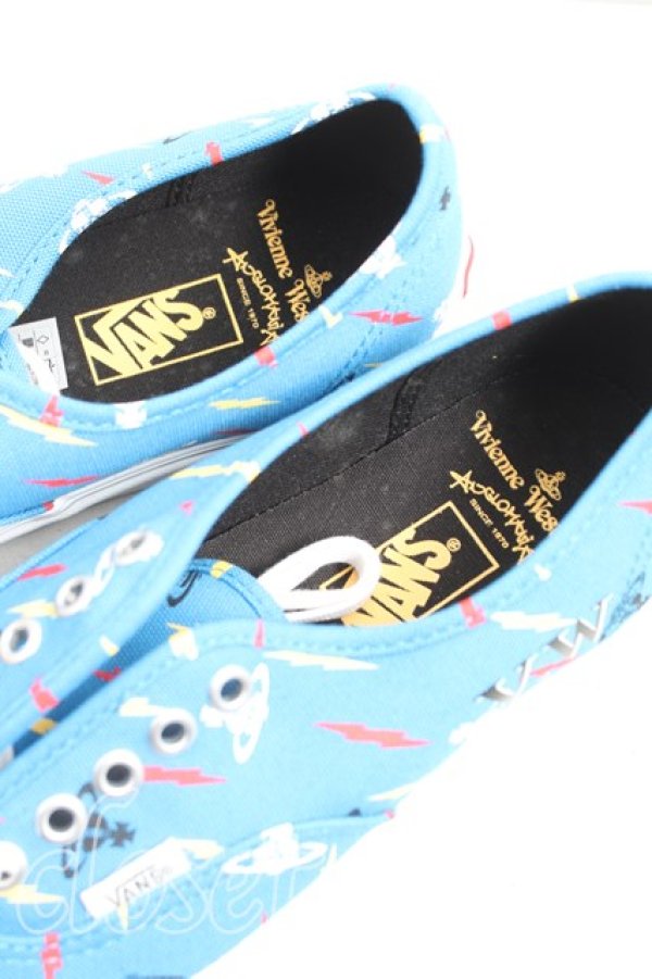 画像6: ヴィヴィアンウエストウッド×VANS 中古 / AUTHENTIC 26cm 青  H-25-08-24-051-sh-IN-ZH (6)