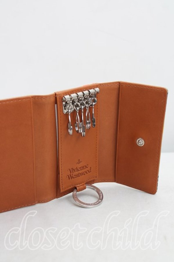 画像3: ヴィヴィアンウエストウッド 中古 / マニフェストキーケース  カーキ  H-25-08-24-060-gd-OD-ZH (3)