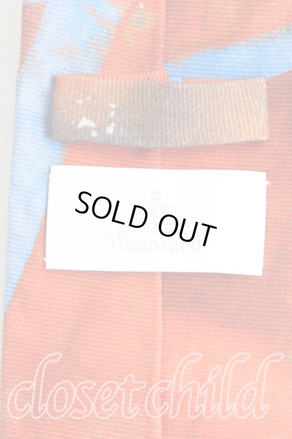 画像3: ヴィヴィアンウエストウッド 中古 / ユニオンジャックネクタイ  赤  H-25-08-24-061-gd-IN-ZH (3)