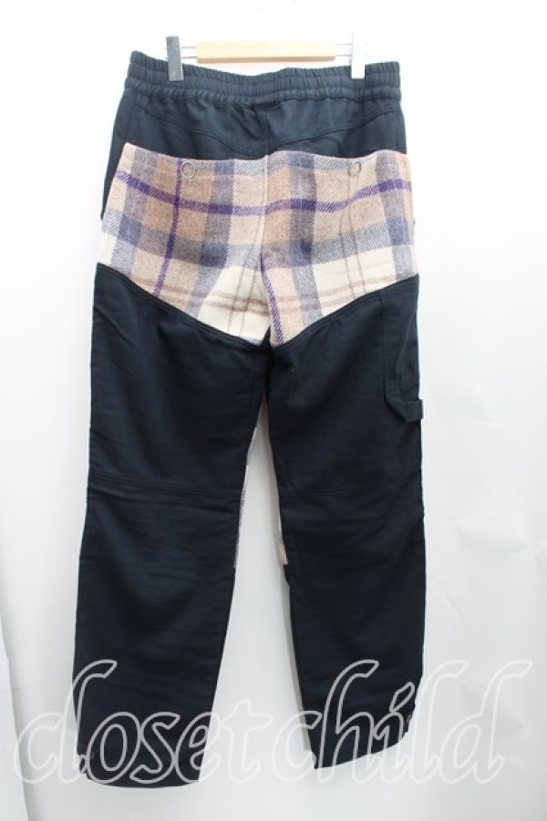 画像2: ヴィヴィアンウエストウッド 中古 / ハリスツイードパンツ 48（メンズL） 紺  H-25-08-24-007-pa-OD-ZH (2)