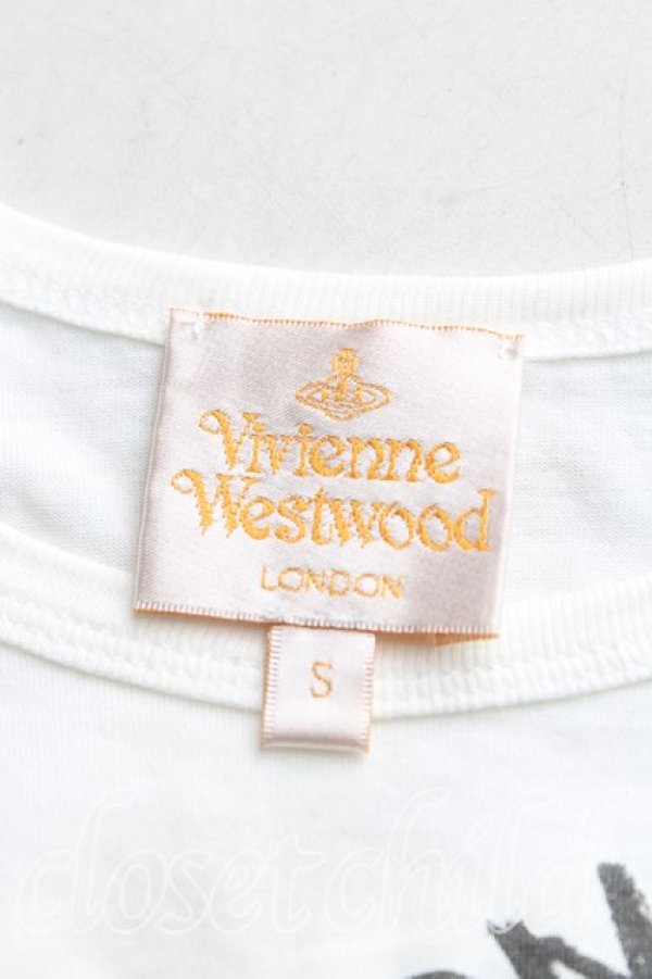 画像3: ヴィヴィアンウエストウッド 中古 / GAIAptTシャツ S 白  H-25-08-24-013-ts-OD-ZH (3)