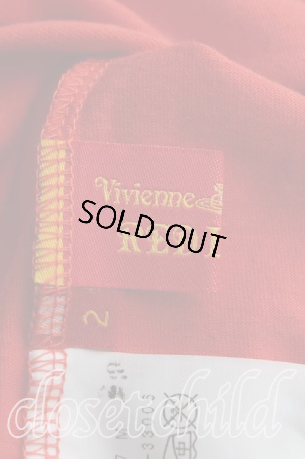 画像3: ヴィヴィアンウエストウッド 中古 / VENUSTシャツ 2（9号） 赤  H-25-08-24-014-ts-OD-ZH (3)