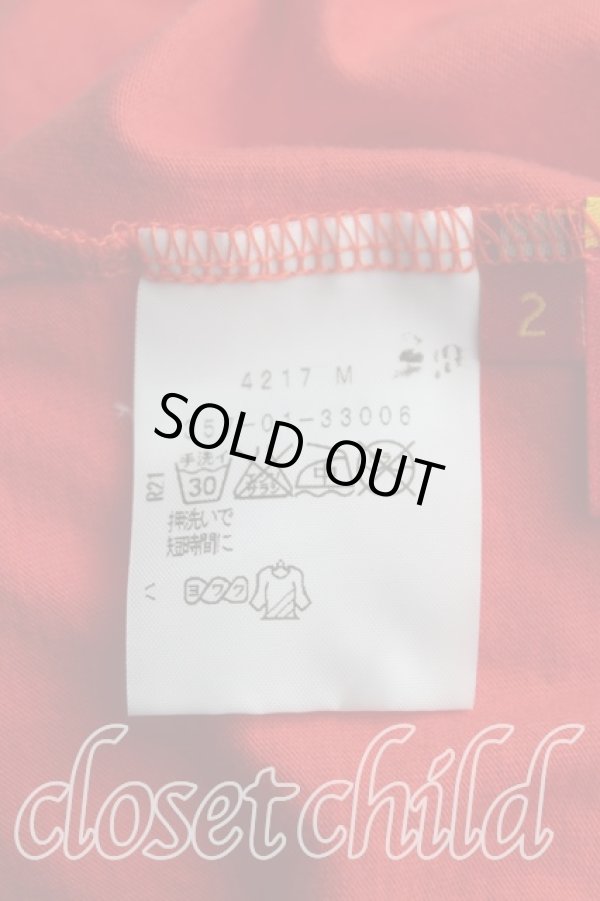 画像4: ヴィヴィアンウエストウッド 中古 / VENUSTシャツ 2（9号） 赤  H-25-08-24-014-ts-OD-ZH (4)