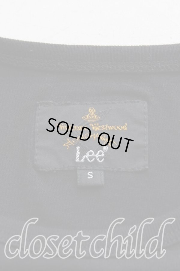 画像3: ヴィヴィアンウエストウッド Anglomania and Lee 中古 / RIDERS　Tシャツ S 黒  H-25-08-24-015-ts-OD-ZH (3)