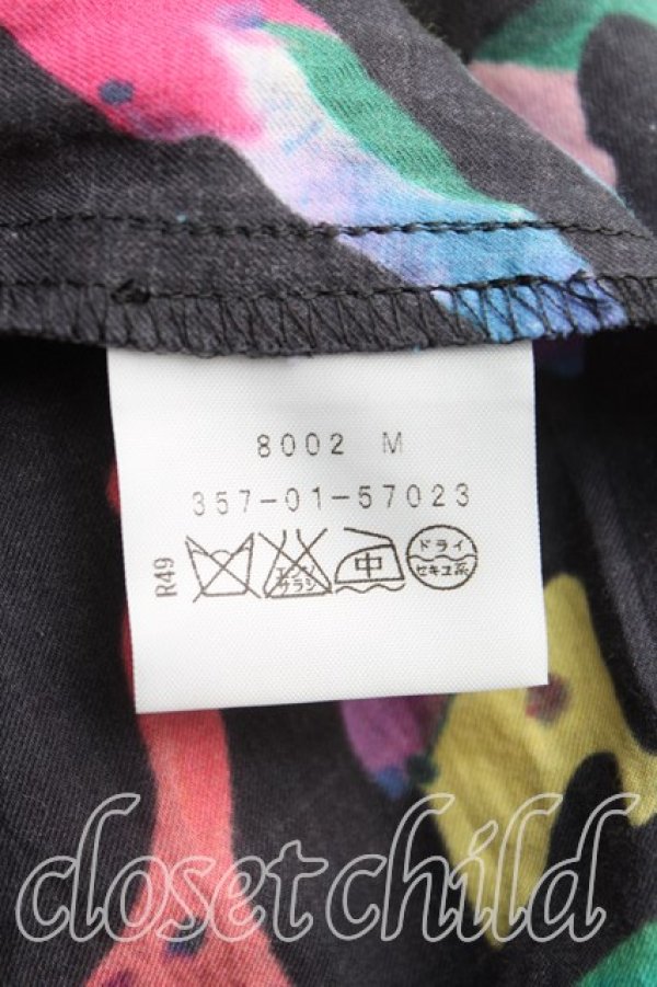 画像4: ヴィヴィアンウエストウッド 中古 / 総柄ワンピース 2（9号） 黒×マルチ  H-25-08-24-002-op-IN-ZH (4)