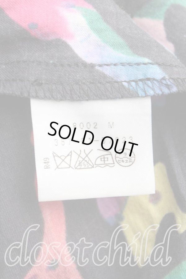 画像4: ヴィヴィアンウエストウッド 中古 / 総柄ワンピース 2（9号） 黒×マルチ  H-25-08-24-002-op-IN-ZH (4)