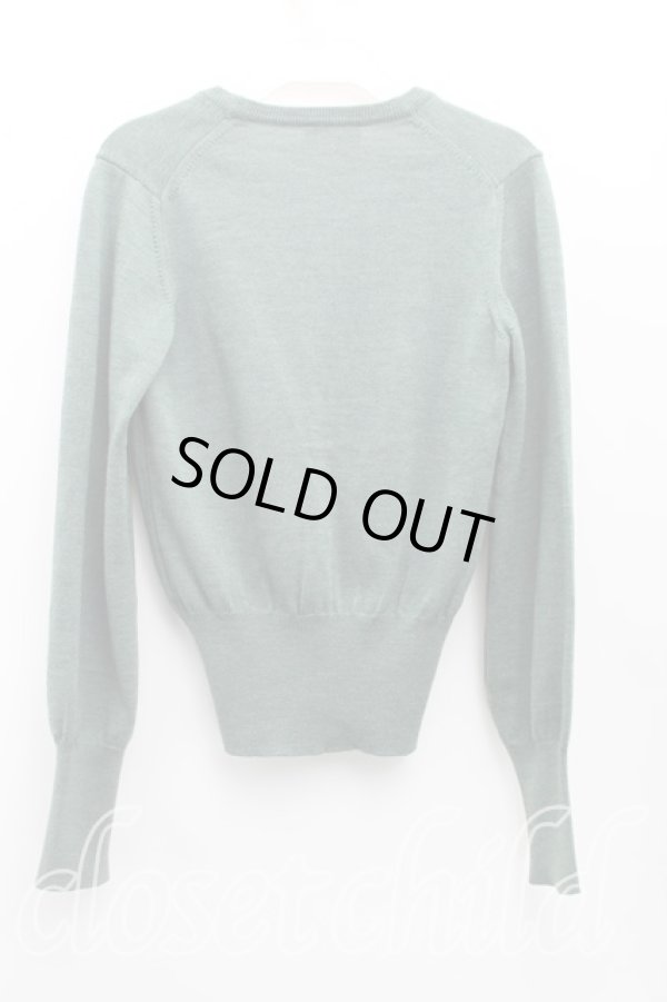 画像2: ヴィヴィアンウエストウッド 中古 / カラーオーブ刺繍カーディガン S カーキ  H-25-08-24-020-to-OD-ZH (2)