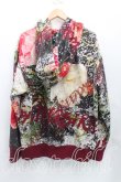 画像2: ヴィヴィアンウエストウッド MAN 中古 / “FREEDOM FIGHTER PUZZLE ROSE”ジップパーカー 50(メンズXL相当) マルチ  H-25-08-31-019-to-IN-ZH (2)