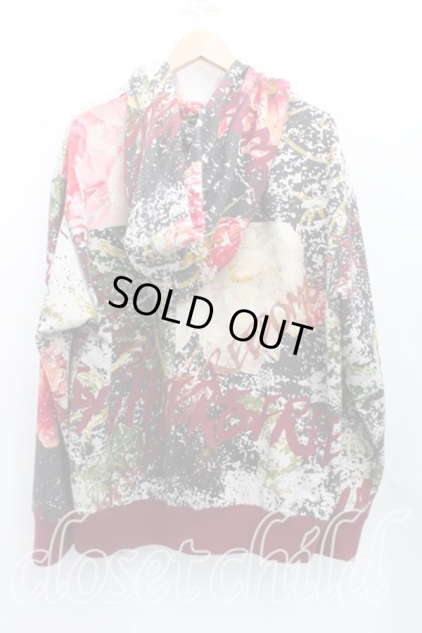 画像2: ヴィヴィアンウエストウッド MAN 中古 / “FREEDOM FIGHTER PUZZLE ROSE”ジップパーカー 50(メンズXL) マルチ  H-25-08-31-019-to-IN-ZH (2)