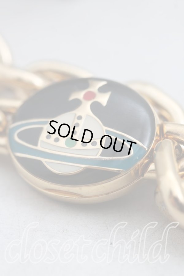 画像5: ヴィヴィアンウエストウッド 中古 / “MAN. LOELIA” ブレスレット  ゴールド  H-25-08-31-021-ac-IN-ZH (5)