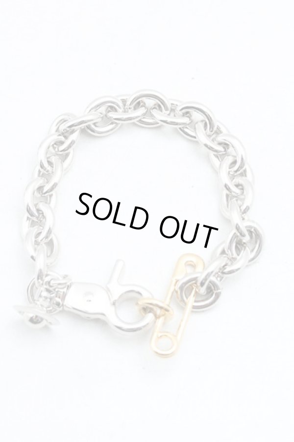 画像2: ヴィヴィアンウエストウッド 中古 / MAN CLAUDE ブレスレット  シルバー  H-25-08-31-022-ac-IN-ZH (2)