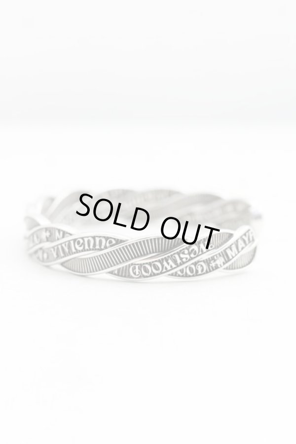 画像2: ヴィヴィアンウエストウッド 中古 / MAN.ZAKARYAバングル M シルバー  H-25-08-31-024-ac-OD-ZH (2)