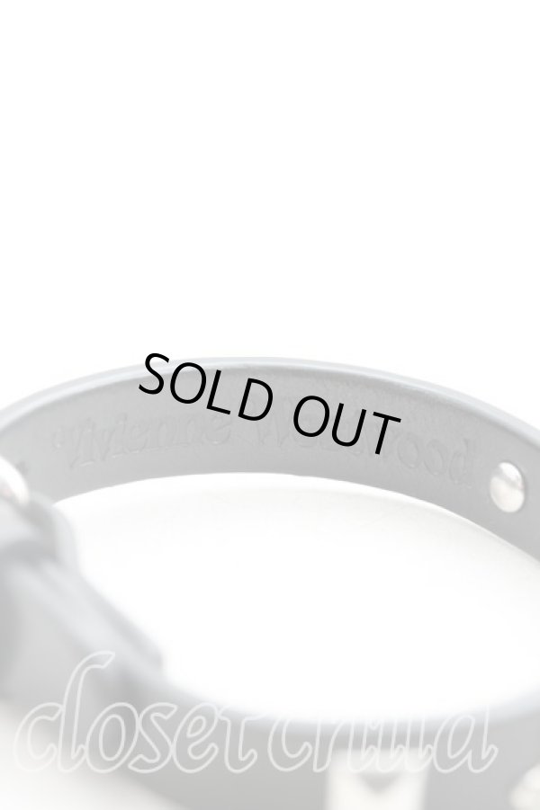 画像3: ヴィヴィアンウエストウッド MAN 中古 / MAN.NORFOLKブレスレット  黒  H-25-08-31-027-ac-OD-ZH (3)