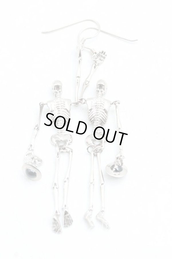 画像2: ヴィヴィアンウエストウッド 中古 / スケルトンピアス  シルバー  H-25-08-31-030-er-OD-ZH (2)