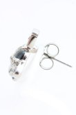 画像3: ヴィヴィアンウエストウッド 中古 / MAN DIAMANTE HEART シングルピアス  黒  H-25-08-31-032-er-OD-ZH (3)
