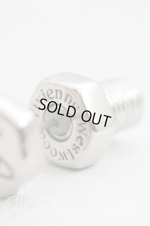 画像4: ヴィヴィアンウエストウッド 中古 / ADELシングルピアス  シルバー  H-25-08-31-033-er-OD-ZH (4)