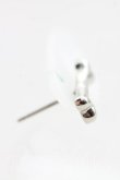 画像2: ヴィヴィアンウエストウッド 中古 / BONEシングルピアス  シルバー  H-25-08-31-034-er-OD-ZH (2)
