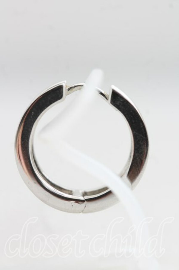 画像3: ヴィヴィアンウエストウッド 中古 / WESTMINSTERシングルフープピアス  シルバー  H-25-08-31-035-er-OD-ZH (3)