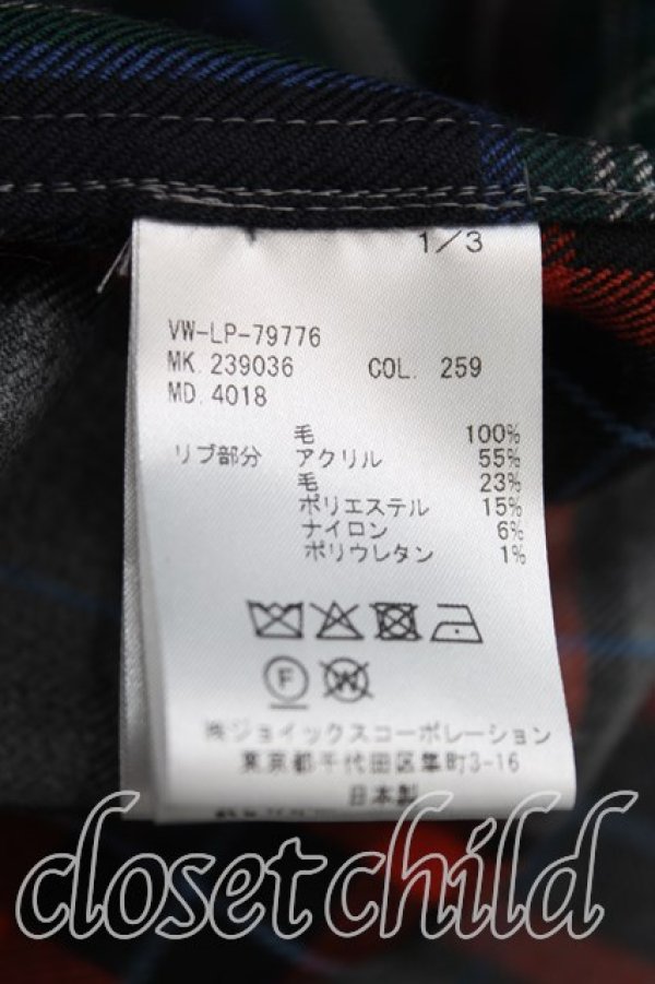 画像4: ヴィヴィアンウエストウッド 中古 / TARTAN CHECK フード付キコート 44(メンズS) 緑×灰  H-25-08-31-004-co-IN-ZH (4)