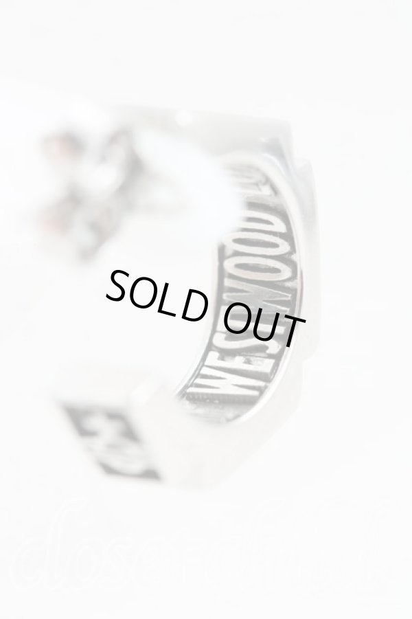 画像5: ヴィヴィアンウエストウッド 中古 / VERAシングルフープピアス  シルバー  H-25-08-31-044-er-OD-ZH (5)