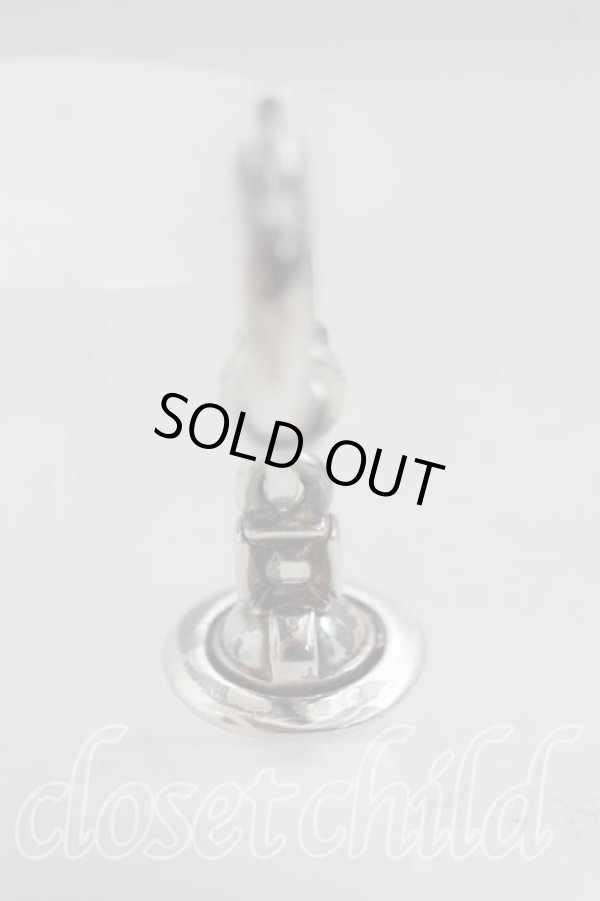 画像4: ヴィヴィアンウエストウッド 中古 / PAULIANAシングルピアス  ガンメタ  H-25-08-31-046-er-OD-ZH (4)