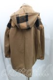 画像2: ヴィヴィアンウエストウッド 中古 / ミドルブロックチェック中綿コート 00(ワンサイズ) 茶  H-25-08-31-005-co-IN-ZH (2)