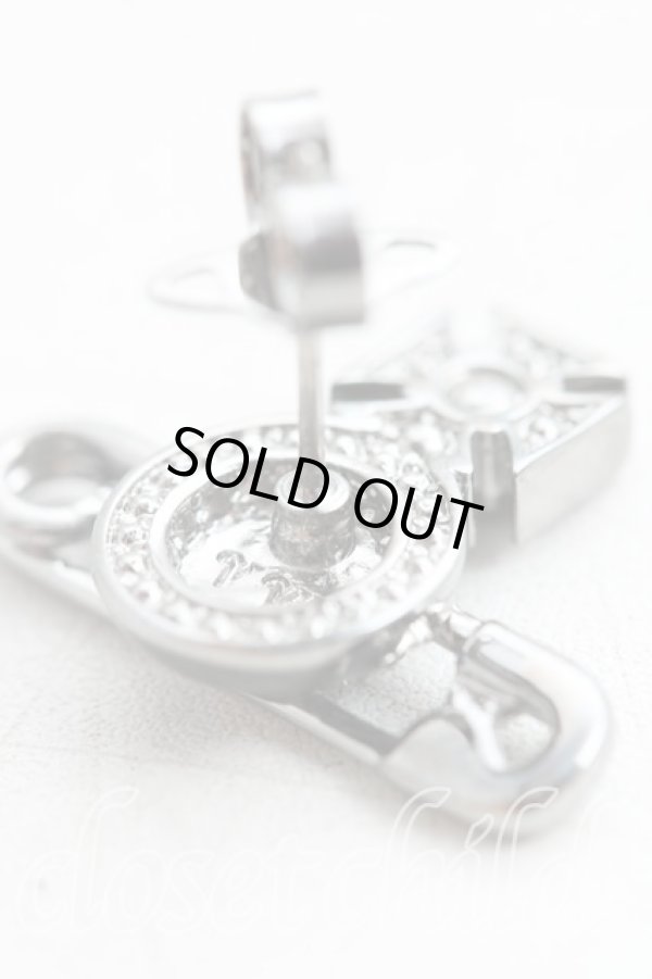 画像4: ヴィヴィアンウエストウッド 中古 / KITTYシングルピアス  シルバー  H-25-08-31-049-er-OD-ZH (4)