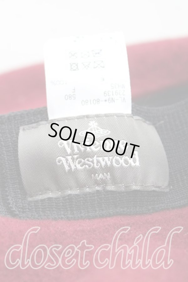 画像4: ヴィヴィアンウエストウッド MAN 中古 / ハートワッペンベレー  ボルドー  H-25-08-31-050-ha-OD-ZH (4)