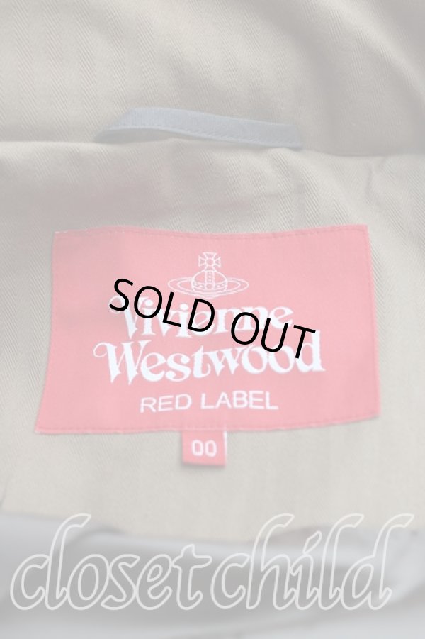 画像3: ヴィヴィアンウエストウッド 中古 / ミドルブロックチェック中綿コート 00(ワンサイズ) 茶  H-25-08-31-005-co-IN-ZH (3)