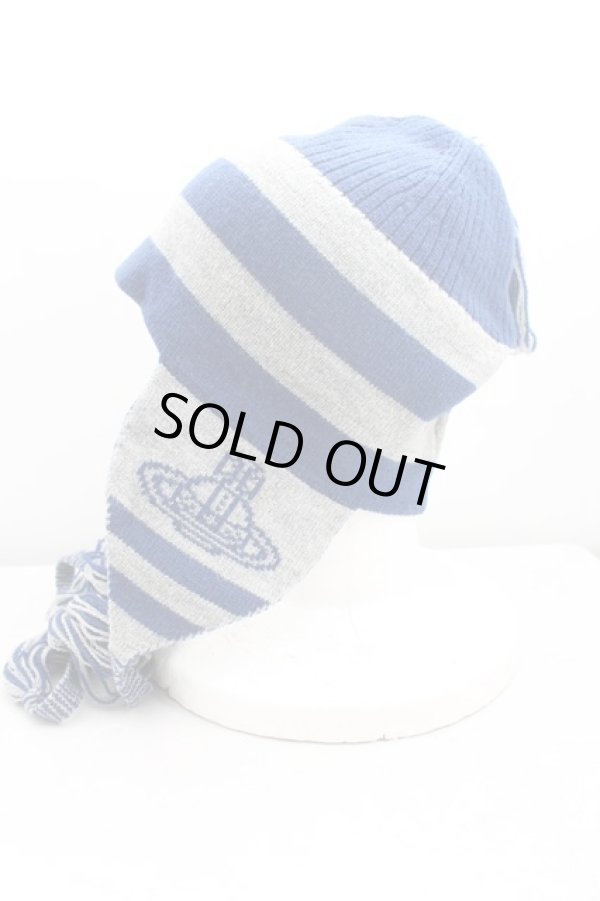 画像2: ヴィヴィアンウエストウッド 中古 / ORBフラップ付ワッチ  青  H-25-08-31-051-ha-OD-ZH (2)