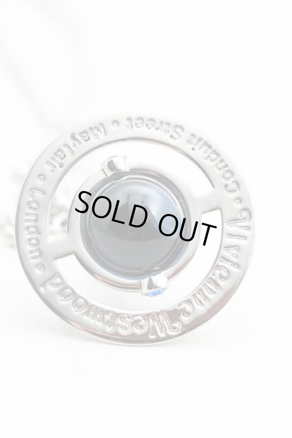 画像3: ヴィヴィアンウエストウッド 中古 / スモールオーブネックレス  シルバーｘ青  H-25-08-31-054-nl-OD-ZH (3)