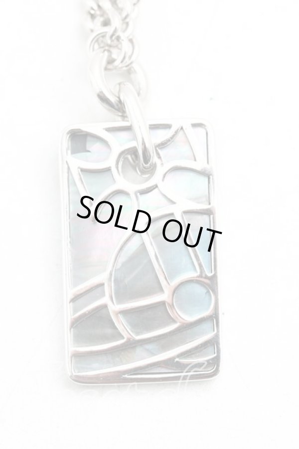 画像2: ヴィヴィアンウエストウッド 中古 / プレートタグネックレス  シルバー  H-25-08-31-055-nl-OD-ZH (2)