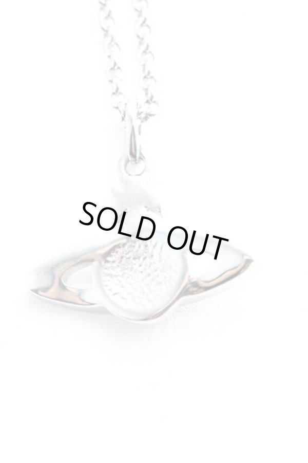 画像2: ヴィヴィアンウエストウッド 中古 / ミニバスレリーフネックレス  シルバー  H-25-08-31-059-nl-OD-ZH (2)