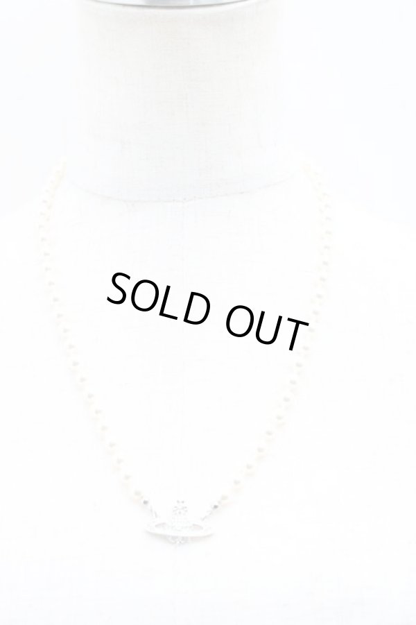 画像5: ヴィヴィアンウエストウッド 中古 / ミニバスパールチョーカー  シルバー  H-25-08-31-061-nl-OD-ZH (5)