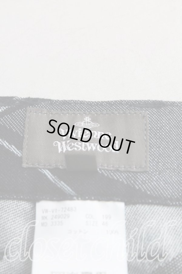 画像3: ヴィヴィアンウエストウッド 中古 / “SEEDLING”デニムトラウザー 46(メンズM) 黒  H-25-08-31-006-pa-IN-ZH (3)