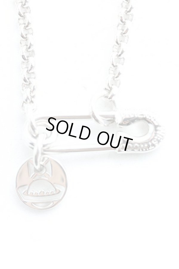 画像2: ヴィヴィアンウエストウッド 中古 / IMOGENEネックレス  シルバー  H-25-08-31-064-nl-OD-ZH (2)