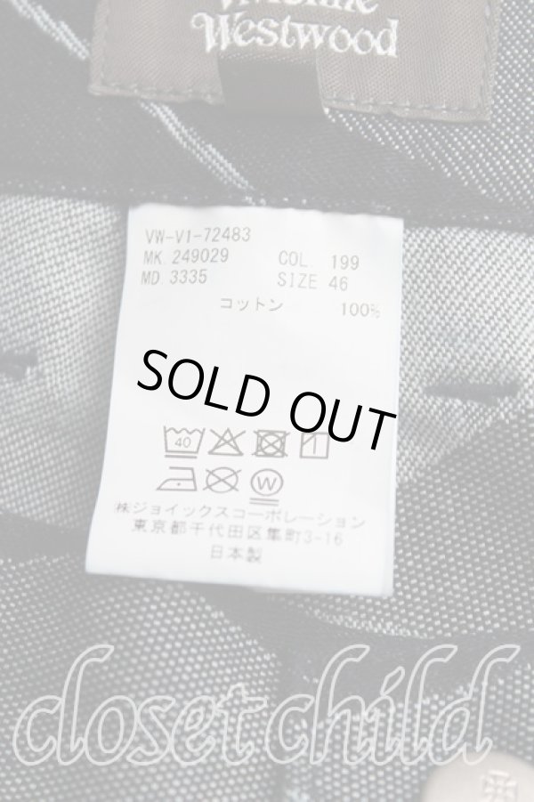 画像4: ヴィヴィアンウエストウッド 中古 / “SEEDLING”デニムトラウザー 46(メンズM) 黒  H-25-08-31-006-pa-IN-ZH (4)