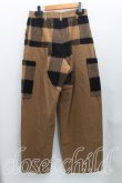 画像2: ヴィヴィアンウエストウッド 中古 / ミドルブロックチェックパッチパンツ 02(9号相当) 茶  H-25-08-31-007-pa-IN-ZH (2)